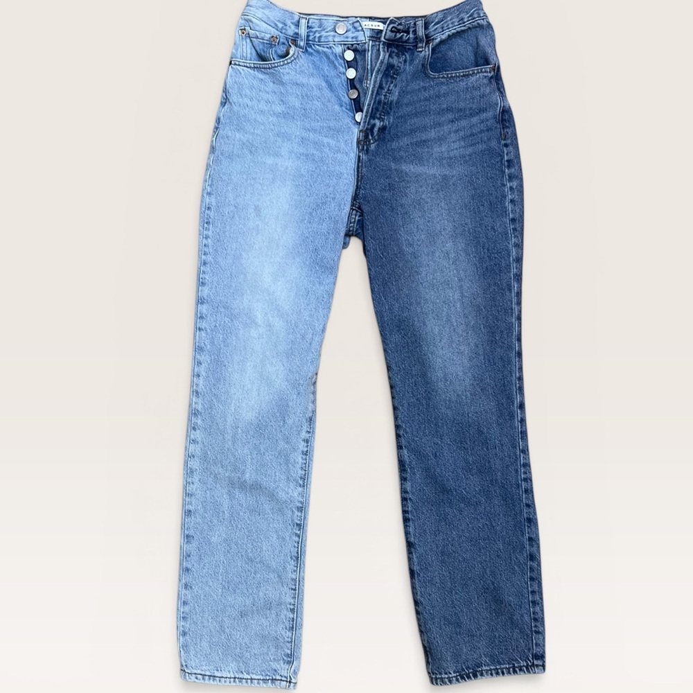 PacSun Two Toned Dad Jeans